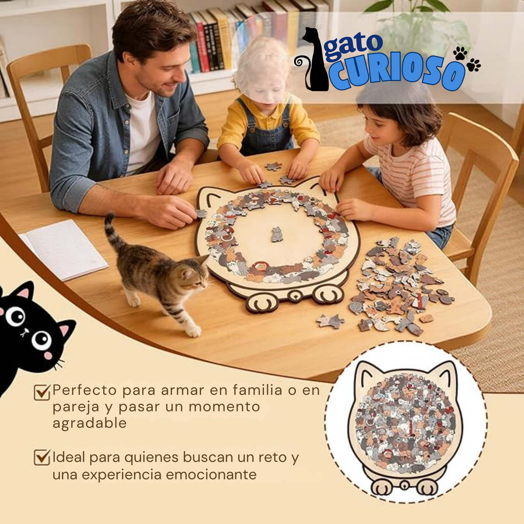 Rompecabezas de gatos antiestresante