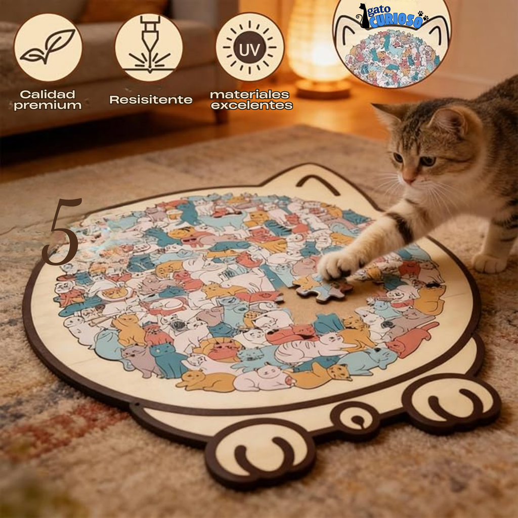 Rompecabezas de gatos antiestresante